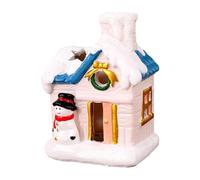 Generico Set Villaggio Di Natale - Il Villaggio | Casa In Miniatura Illuminata A LED, Case Illuminate A LED Con Neve, Accenti Per Le Vacanze Invernali, Decorazioni Natalizie Figure Elettriche