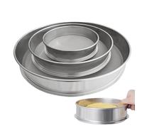 Generico Setaccio per Terreno,3 Pezzi Setacci in Acciaio con Rete Fine Resistente | Vaglio per Terriccio Compost e Rocce | per Ghiaia Rocce e Lavori Domestici