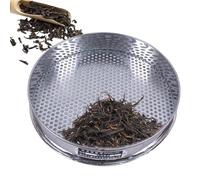 Generico Setaccio Terreno,Vassoio Setacciatore da 20cm di Diametro | Setaccio in per Alimenti con Fori Rotondi da 7.5mm,per Legumi Terriccio Farina Cottura Giardinaggio e Uso Professionale