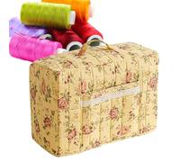 Generico Sewing Machine Covers - Flower Print Dust Bag for Protecting Machines, Improving Portability with Handle And Storage Pocket, Protective Carrier for Travel Laundry Room DIY Fabric Projects