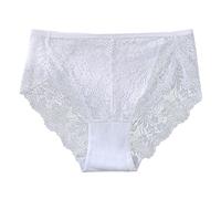 Generico Sexy Donna Hot in Pizzo Slips Donna Invisibili String Tanga Traspirante Slip Taglie Forti con Ritaglio Bikini Seducente Solid Color Mutandine Cotone Pancia Piatta