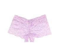 Generico Sexy Donna Hot in Pizzo Slips Perizoma da Donna Seducente con Cavallo di Cotone Slip Traspirante Bianria Intima Mutandine Oversize Nonna Vita Alta Pancia Piatta