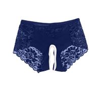 Generico Sexy per Donne Mutande Mutandine Gigante Divertente Perizoma Donna A Filo Senza Cuciture Motivo Floreale Taglia Forti Aperto in Pizzo Pancia Piatta
