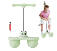 Genérico Sfera di salto gonfiabile per bambini, Balance Bounce Ball - Bouncing con manico - Giocattolo di salto in altezza, giochi sportivi con pompa ad aria per bambini 6 anni e oltre