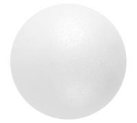 Generico Sfere di Polistirolo Bianche Rotonde da 25 Cm, Leggere e Resistenti alla Deformazione, per Decorazione e Progetti Creativi in Classe o Casa