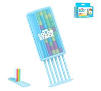 Generico Sfida Mini Color Stack (1 pezzo) | Rompicapo portatile e gioco di logica: un passatempo ideale per viaggi, feste in famiglia, auto o aerei