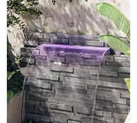 Generico Sfioratore a Cascata con LED RGB Acrilico 90 cm,Arredo,Fontane e laghetti,Fontane e cascate ornamentali-151404