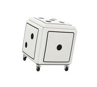 Generico Sgabelli impilabili multiuso, sgabelli ottomani impilabili con contenitore, for camera da letto soggiorno balcone aula uso sala giochi(35x35x36cm)