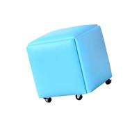 Generico Sgabelli ottomani quadrati impilabili 5 in 1, posti a sedere combinati for piccoli spazi, for sala giochi, apprendimento, ufficio, cortile, giardino(Color 1,42x42x46cm)