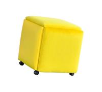 Generico Sgabelli ottomani quadrati impilabili 5 in 1, posti a sedere combinati for piccoli spazi, for sala giochi, apprendimento, ufficio, cortile, giardino(Color 2,32x32x36cm)