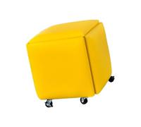 Generico Sgabelli ottomani quadrati impilabili 5 in 1, posti a sedere combinati for piccoli spazi, for sala giochi, apprendimento, ufficio, cortile, giardino(Color 2,42x42x46cm)