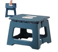 Generico Sgabello A Scalini Pieghevole - Sedia da Campeggio Portatile | Scalino Antiscivolo,per Bambini e Adulti Cucina Camera da Bagno Ufficio Giardino Campeggio e Picnic