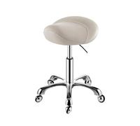 Generico Sgabello A Sella Ergonomico, Sgabello Da Ufficio Girevole Con Ruote, Cuscino Morbido E Confortevole E Altezza Regolabile For Il Salone Home Office(Color 1)