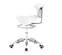 Generico Sgabello A Sella Girevole Ergonomico Con Ruote, Sedia A Sella Con Altezza Di Sollevamento Pneumatica Idraulica Regolabile, For Parrucchiere Clinico(Color1)