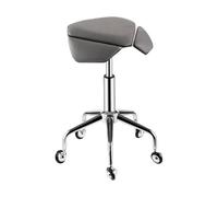 Generico Sgabello A Sella, Sedia Elevatrice Girevole A 360°, Sedia Da Salone A Sella Mobile, For Ufficio Domestico, Barbiere, Altezza Regolabile 52-67 Cm(Color 1)