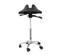 Generico Sgabello A Sella, Sedia Elevatrice Girevole A 360°, Sedia Da Salone A Sella Mobile, For Ufficio Domestico, Negozio, Altezza Regolabile 50-70 Cm