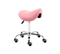 Generico Sgabello A Sella, Sgabelli A Girevoli Con Ruote, Sedile A Larga E Spessa, Regolabile In Altezza For La Clinica Di Massaggio Del Salone(Color3)