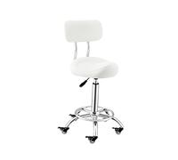 Generico Sgabello A Sella, Sgabello A Sella Con Supporto For La Schiena, Sedia Girevole Ergonomica For Ufficio, For Clinica For Tatuaggi, Salone Di Bellezza, Spa(Color2)