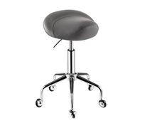 Generico Sgabello Con Sella Con Rotelle, Sgabello Ergonomico Con Ruote, Cuscino Morbido E Confortevole E Altezza Regolabile For Il Salone Home Office(Color 1)