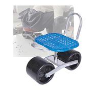 Generico Sgabello da Giardino con Ruote, Sedile Girevole for Giardinaggio All'aperto, Altezza Regolabile 22-36 Cm, for Frutteti, Fattorie E Case(Blue)