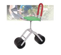 Generico Sgabello da Giardino con Ruote, Sedile Girevole Rialzato for Giardinaggio, Portata 150 kg, Altezza Regolabile 36-48 Cm, for Fattorie E Case.(Green,2 Wheels)