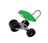 Generico Sgabello da Giardino Portatile con Ruote,Ausilio Leggero for Il Giardinaggio,Altezza Regolabile 22-36 Cm,for Balconi,Frutteti E Fattorie(Green)
