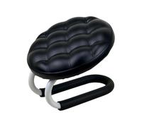 Generico Sgabello Da Meditazione In Ginocchio, Panca Da Meditazione For Preghiera Con Cuscino In Spugna, Sgabello Da Yoga Con Struttura In Metallo Ad Altezza Regolabile(Black)