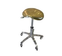 Generico Sgabello Da Sella Con Ruote, Altezza Regolabile Da 40 A 55 Cm, Seduta Comoda, Adatto For Salone, Casa, Ufficio, Negozio, Scuola(Color 1)