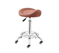 Generico Sgabello da sella con ruote, sedia ergonomica da sella, altezza regolabile, for salone di bellezza, spa, casa, massaggi, ufficio(Color3)