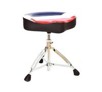 Generico Sgabello da sella in pelle PU idraulico, sedia da salone regolabile in altezza, sgabello da ufficio in piedi, for parrucchiere, bellezza, massaggi, tatuaggi, spa(Color 4)