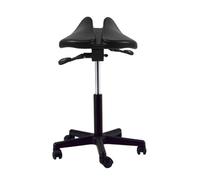 Generico Sgabello Da Sella, Sedia Da Salone Mobile, Sedia Girevole A 360°, Altezza Regolabile For Ufficio, Barbiere, Casa