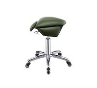 Generico Sgabello da sella, sedia da sella regolabile con rotelle, capacità di carico 220, for salone, massaggi, cucina, ufficio di progettazione(Color3)