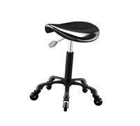 Generico Sgabello da sella, sedia girevole regolabile in altezza, for salone di bellezza, clinica, dentista, tatuaggi, ufficio domestico
