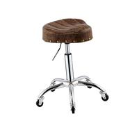 Generico Sgabello Ergonomico A Sella, Sedia Girevole Con Cuscino Morbido E Ruote, Altezza Regolabile 45-60 Cm,For Laboratorio, Ufficio, Spa, Salone(Color 1)