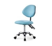 Generico Sgabello ergonomico con ruote girevoli e seduta a sella, sedia con sollevamento idraulico a gas regolabile in altezza, for massaggi, tatuaggi, spa, ufficio(Color 1)