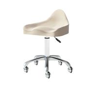 Generico Sgabello for tatuaggi estetista, sedia a sella con ruote in pelle PU, seduta estetica regolabile, for dentisti, spa, parrucchieri, massaggi(Color 4)