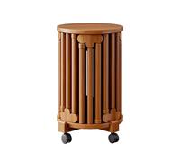 Generico Sgabello impilabile for camera da letto, set di 4 sgabelli in legno, design nascosto ad incastro e nessun montaggio richiesto for sala da pranzo e soggiorno(Color 1)