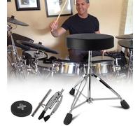 Generico Sgabello per Batteria | Antiscivolo e Pieghevole - Sgabello da Batteria per Adulti,per Uomini Donne Ragazzi Ragazze Giovani Adolescenti Figlio Figlia Famiglia Amici Pratica per Batteristi