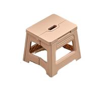 Generico Sgabello pieghevole leggero e addensato, campeggio portatile for all'aperto(S-Pink)