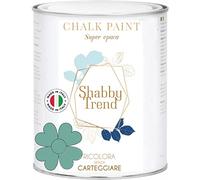 GENERICO SHABBY TREND® CHALK PAINT Pittura Shabby Chic PETROLIO Vintage Mobili Pareti Extra Opaca 120 VARIANTI (500) (500ml)