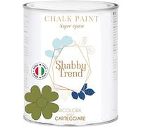 GENERICO SHABBY TREND® CHALK PAINT Pittura Shabby Chic VERDE BABMBOO Vintage Mobili Pareti Extra Opaca 120 VARIANTI (500ml)