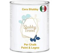 GENERICO SHABBY TREND® CHALK PAINT Pittura Shabby Chic Vintage Mobili Pareti Extra Opaca 120 VARIANTI (500ml, CERA)