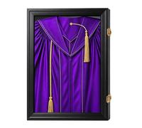 Generico Shadow Boxes Display Cases - Protective Graduation Keepsake, 18.1x14.17x2.36 Inch Wall Mount Frame with Glass Front, Large Organizer Case for Diploma Tassel Home Office Wall Decor