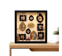 Generico Shadow Case Picture Frame con Figure Incluse, Facile Installazione