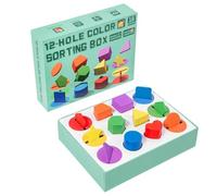 Generico Shape Sorter | Gioco Educativo Abbinamento Forme e Colori | Gioco Educativo in Legno STEM per Bambini 3+ Anni, Sviluppo Cognitivo E Competenza Motoria per Apprendimento Prescolare