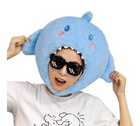 Generico Shark Hat, Under The Sea Fish Novelty Hat, Soft Breathable Cosplay Headgear Cap for Carnival Party Performances Stage Photo Props Dress up Festival Role-Playing