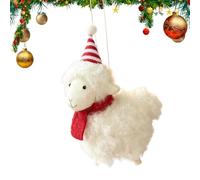 Generico Sheep Decor Cute Lamb Shape Hangable Collectible Figurine