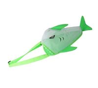 Generico Shell Bags for Beach,Shark Design Mesh Sling,Foldable Large Capacity Seashell Collection Bag | for Rock Sand Toy Kids Family Boy Summer Vacation Pool Travel Swim Sea Lake