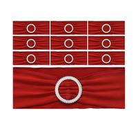 Generico Sheshes Sedia per Matrimoni - e Decorativi a Nastro, Elastico per Elastiche per la Cerimonia della Sala da Pranzo del Banchetto | Elegante Decorazione da Sedia per Feste per Il Compleanno