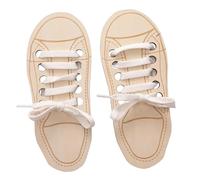 Generico Shoe lacingToy - Wooden Threading Game, Kids Learning Toy, Fine Motor Trainer, Educational lacingBoard with Skill Development Design | lacingPractice Toy for Children Learning Activity Use